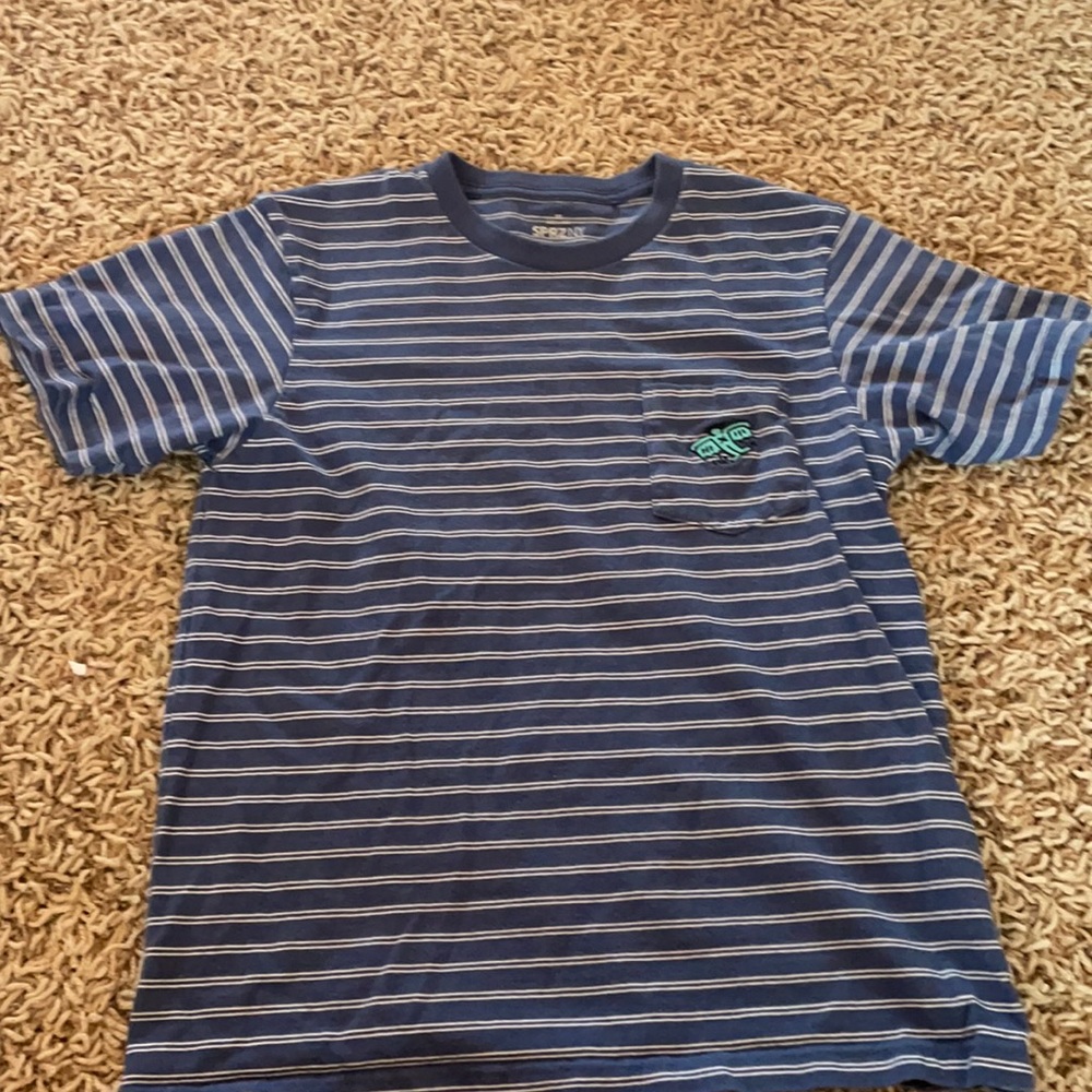 KIETH HARING X UNIQLO BLUE STRIPPED TSHIRT